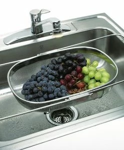 Norpro | Expandable Stainless Steel Over-the-Sink Colander