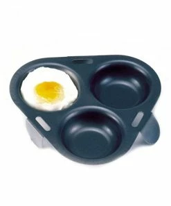 Norpro | Nonstick Three-Egg Poacher
