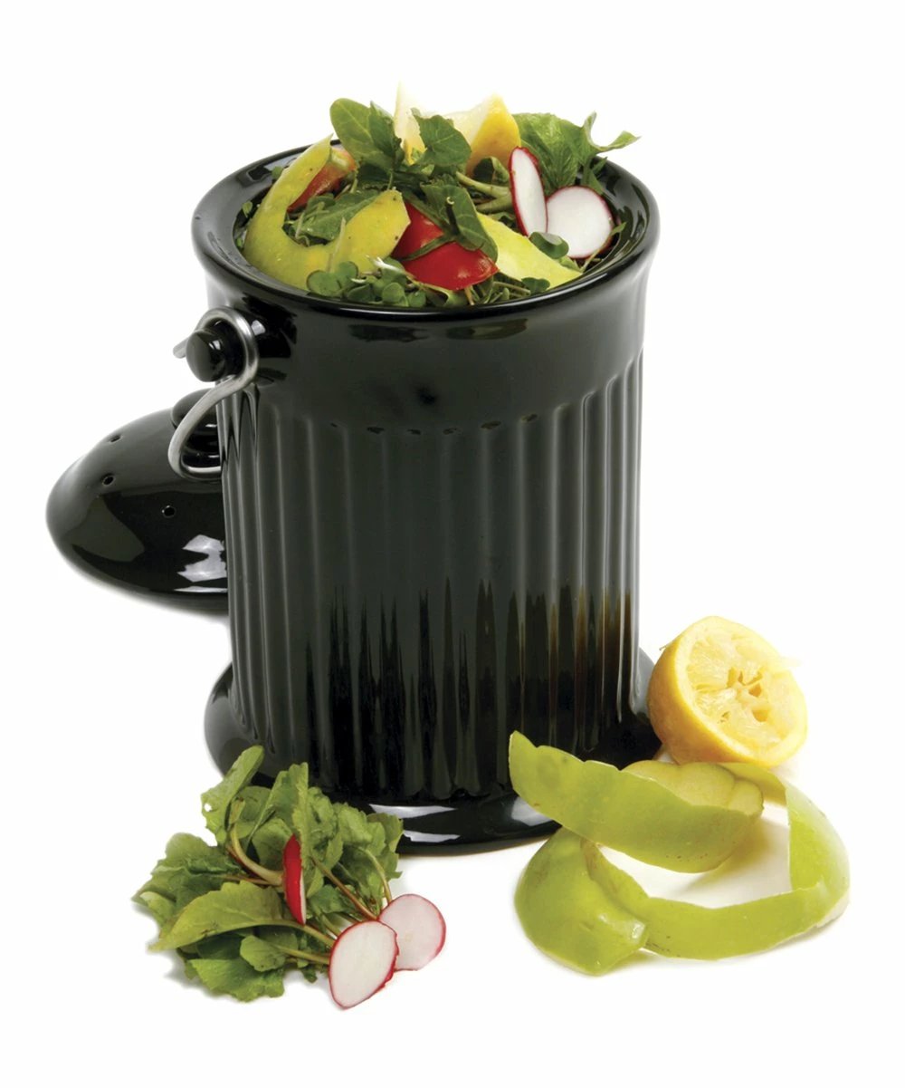 Norpro | Black 1-Gal. Compost Crock - Image 3