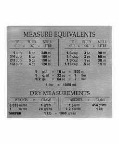 Norpro | Stainless Steel 'Measure Equivalents' Magnet