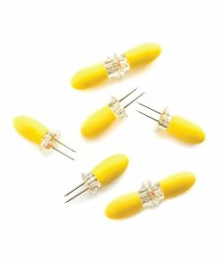 Norpro | Yellow Corn Holder - Set of Eight