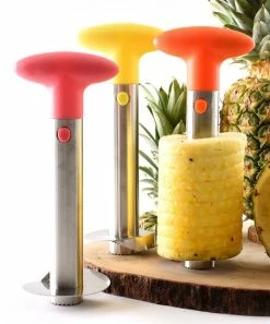 Norpro | Yellow, Pink & Orange Pineapple Corer/Slicer - Three