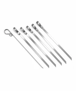 Norpro | Stainless Steel Flat Skewer - Set of Six